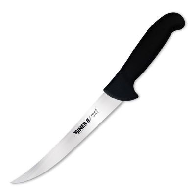 Sinerji Protrend No 1 Plastik Saplı Kıvrık Et Doğrama Bıçağı, 21 cm, Siyah - 1