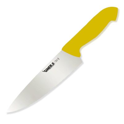 Sinerji Protrend No 1 Plastik Saplı Şef Bıçağı, 18 cm, Sarı - 1