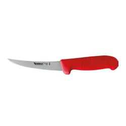 Sinerji Protrend No 2 Plastic Handle Striped Curved Paring Knife, 15 cm, Red - Sinerji