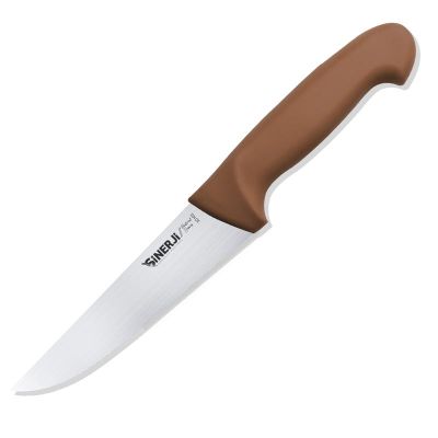 Sinerji Protrend No 2 Plastik Saplı Kasap Bıçağı, 16.5 cm, Kahverengi - 1