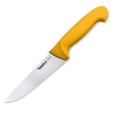 Sinerji Protrend No 2 Plastik Saplı Kasap Bıçağı, 16.5 cm, Sarı - 1
