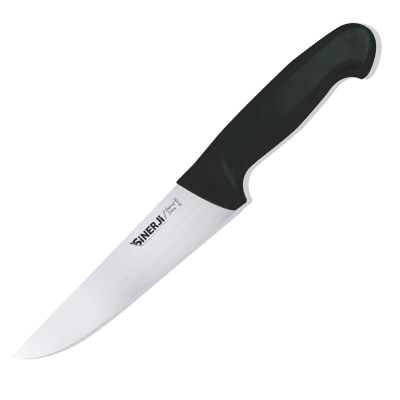 Sinerji Protrend No 2 Plastik Saplı Kasap Bıçağı, 16.5 cm, Siyah - 1