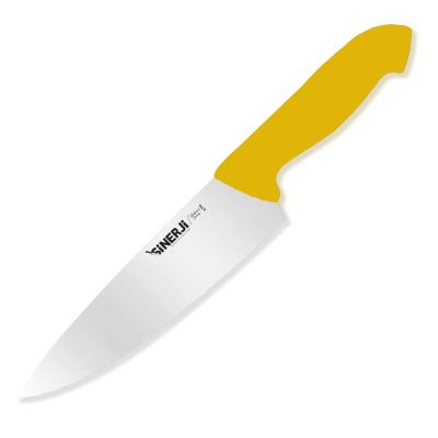 Sinerji Protrend No 2 Plastik Saplı Şef Bıçağı, 20.5 cm, Sarı - 1