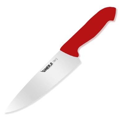 Sinerji Protrend No 3 Plastik Saplı Şef Bıçağı, 22.5 cm, Kırmızı - 1