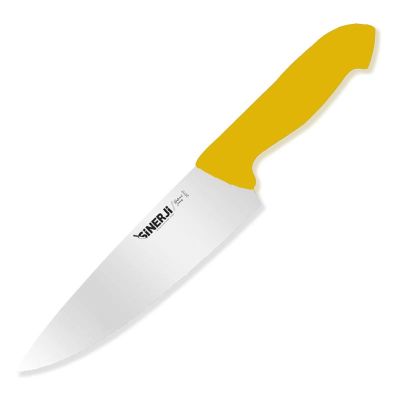 Sinerji Protrend No 3 Plastik Saplı Şef Bıçağı, 22.5 cm, Sarı - 1