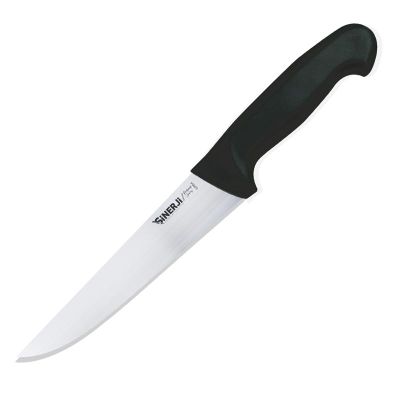 Sinerji Protrend No 4 Plastik Saplı Kasap Bıçağı, 21 cm, Siyah - 1