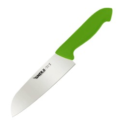Sinerji Protrend Plastik Saplı Santoku Şef Bıçağı, 18 cm, Yeşil 