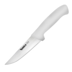 Sinerji Silver No 1 Plastic Handle Butcher Knife, 14 cm, White - Sinerji