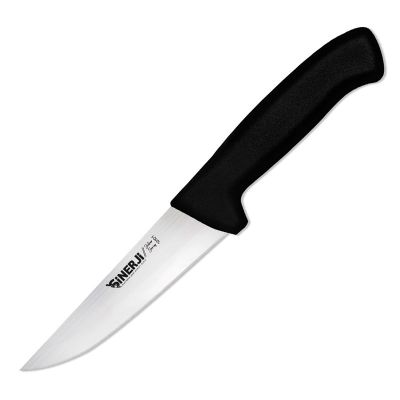 Sinerji Silver No 1 Plastik Saplı Kasap Bıçağı, 14 cm, Siyah - 1