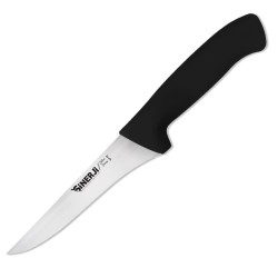 Sinerji Silver No 2 Boning Knife with Plastic Handle, 16 cm, Black - Sinerji
