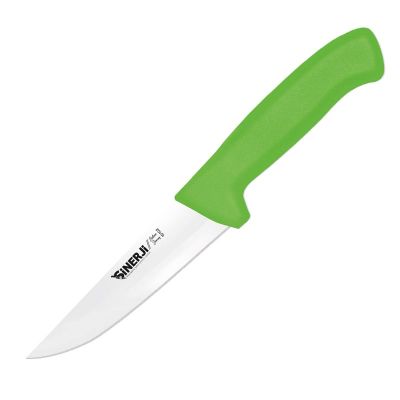 Sinerji Silver No 2 Plastik Saplı Kasap Bıçağı, 16 cm, Yeşil - 1