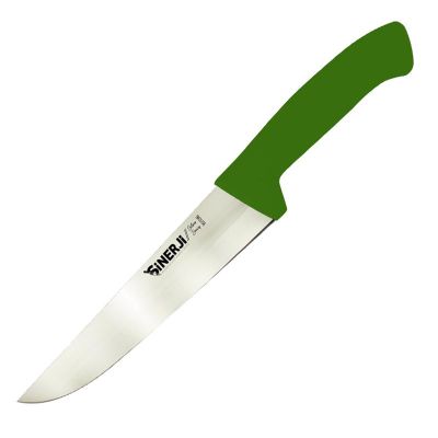 Sinerji Silver No 5 Plastik Saplı Kasap Bıçağı, 25 cm, Yeşil - 1