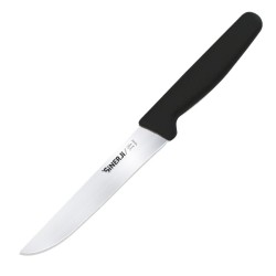 Sinerji Silver Plastic Handle Kitchen Knife, 16 cm, Black - Sinerji