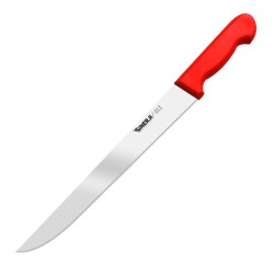 Sinerji Silver Plastic Handle Meat Opening Knife, 35 cm, Red - Sinerji