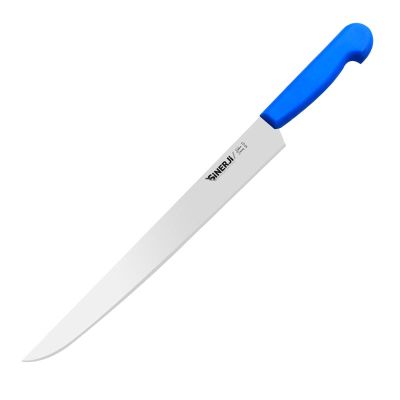 Sinerji Silver Plastik Saplı Balıkçı Bıçağı, 35 cm, Mavi - 1