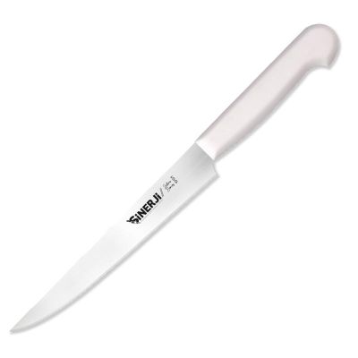 Sinerji Silver Plastik Saplı Büyük Peynir Bıçağı, 18 cm, Beyaz - 1