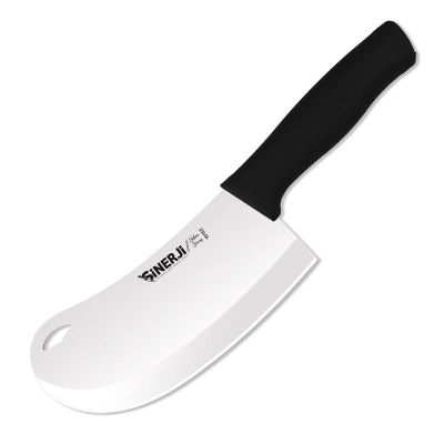 Sinerji Silver Plastik Saplı Büyük Soğan Bıçağı, 22 cm, Siyah - 1