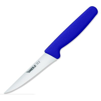 Sinerji Silver Plastik Saplı Küçük Mutfak Bıçağı, 12.5 cm, Mavi - 1