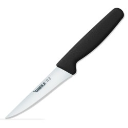 Sinerji Silver Small Kitchen Knife with Plastic Handle, 12.5 cm, Black - Sinerji