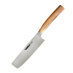 Sinerji Tama Santoku Knife with Wooden Handle, 17.5 cm - Sinerji