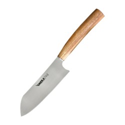 Sinerji Tama Wooden Handle Nakiri Knife, 16.5 cm - Sinerji