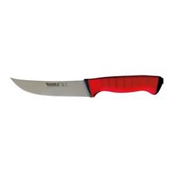 Sinerji Twix No 3 Curved Paring Knife with Plastic Handle, 15.5 cm, Red - Sinerji