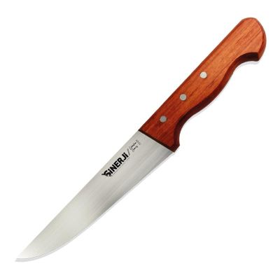 Sinerji Wooden No 1 Gül Saplı Kasap Bıçağı, 14.5 cm - 1