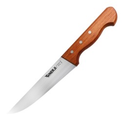 Sinerji Wooden No 3 Butcher Knife with Rose Handle, 18.5 cm - Sinerji