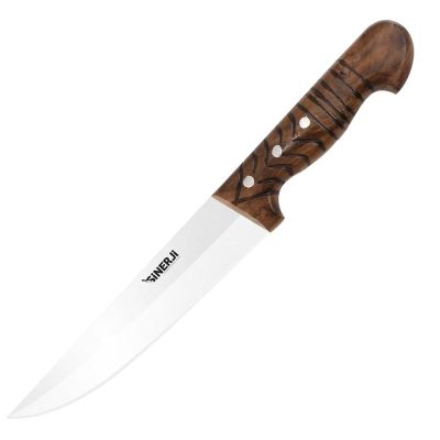 Sinerji Wooden No 3 Mat Ahşap Saplı Kasap Bıçağı, 19 cm - 1