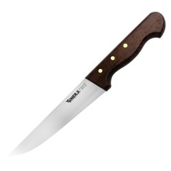 Sinerji Wooden No 3 Venge Saplı Kasap Bıçağı, 18.5 cm - Sinerji