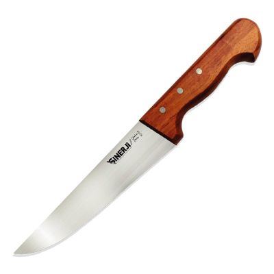 Sinerji Wooden No 4 Gül Saplı Kasap Bıçağı, 21 cm - 1