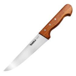 Sinerji Wooden No 5 Butcher Knife with Rose Handle, 25 cm - Sinerji