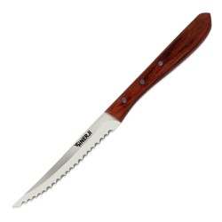 Sinerji Wooden Steak Knife with Rose Handle, 13 cm - Sinerji