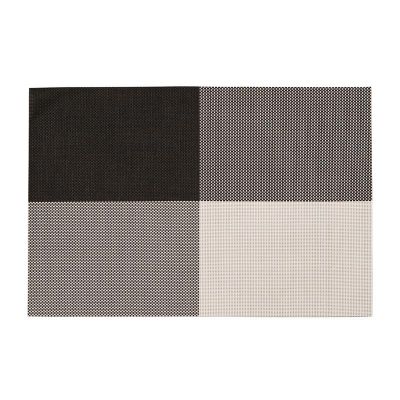 Zicco P-26 Plastik Örgülü Amerikan Servis, 30x45 cm, Siyah-Beyaz - 1