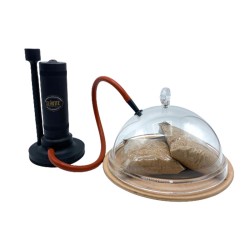 Slainte Fast Smoking Machine Set + Fanus + 2 Pieces of Sawdust, Black - Slainte