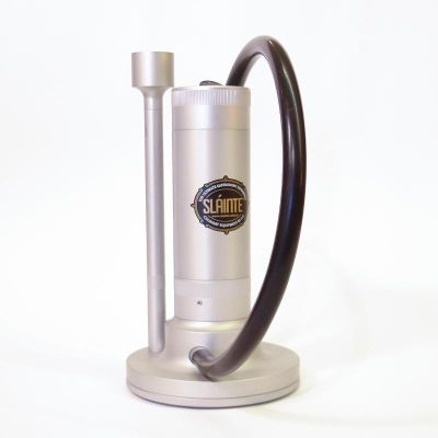 Slainte Fast Smoking Machine Set + Fanus + 2 Pieces of Sawdust, Silver - Slainte