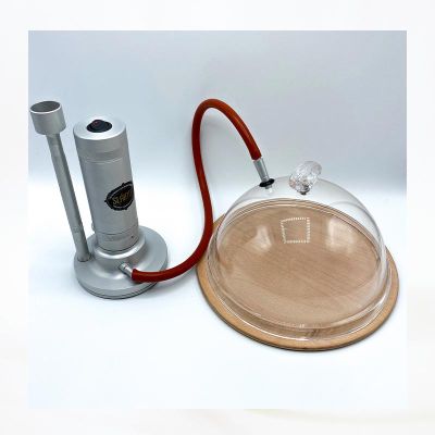 Slainte Fast Smoking Machine Set + Fanus + 2 Pieces of Sawdust, Silver - Slainte