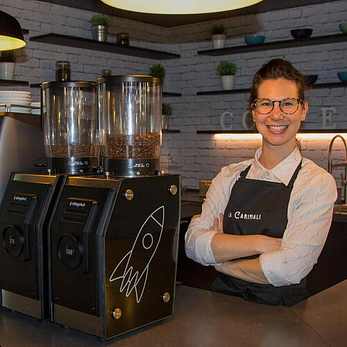 Slingshot Dosis S75 Volümetrik 75 mm Kahve Öğütücü Değirmen, Siyah - 6