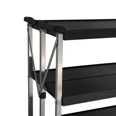 Smart Chef 102104 Plastik 3 Katlı Katlanır Servis Arabası, 93x51x93 cm - 4