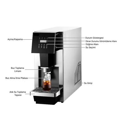 Smart Chef Z02 Kırık Buz Makinesi, 40-50 kg/gün Kapasiteli - 2