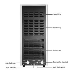 Smart Chef Z02 Kırık Buz Makinesi, 40-50 kg/gün Kapasiteli - 3