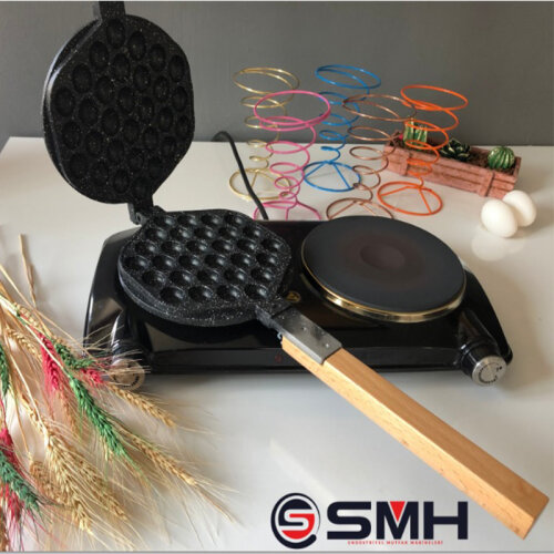 SMH BWT BWT صينية وافل بفقاعات بغطاء دائري - 7