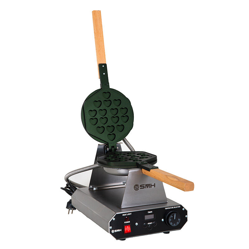SMH HS Round Lid Heart Waffle Maker, Electric - SMH