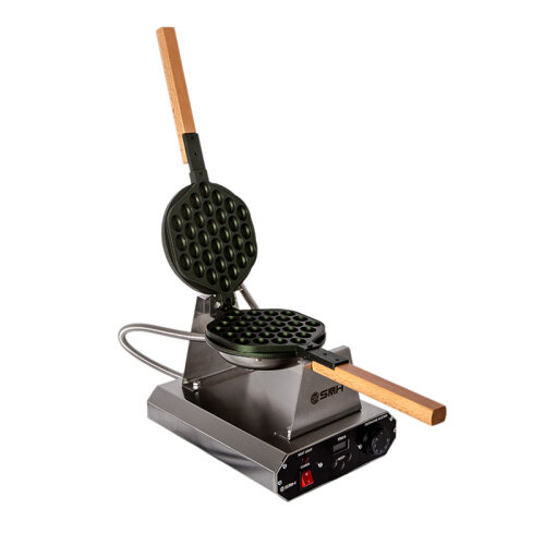 SMH XE Yuvarlak Kapaklı Bubble Waffle Makinesi, Elektrikli - 1