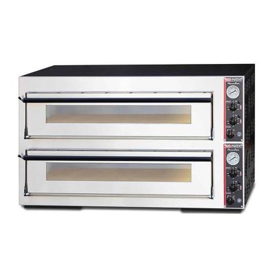 Soinox P66 30 cm x 6+6 Pizza Capacity Double Deck Pizza Oven, Electric - Soinox