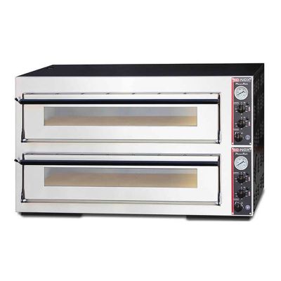 Soinox P66.L 33 cm x 6+6 Pizza Capacity Double Deck Pizza Oven, Electric - Soinox