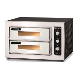 Soinox PM.44 25 cm x 4+4 Pizza Kapasiteli Çift Katlı Pizza Fırını, Elektrikli - 1