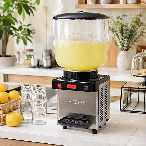 Hosk Special Tek Hazneli Ayran ve Soğuk İçecek Dispenseri, 35 L, Inox - 3
