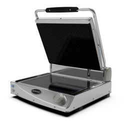 Spidocook SP 015 PR شواية ومحمصة زجاجية ذات سطح مضلع أحادي الجانب من السيراميك، كهربائية - Spidocook