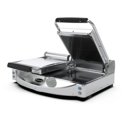 Spidocook SP 020 PR شواية ومحمصة زجاجية ذات سطح مضلع أحادي الجانب من السيراميك، كهربائية - Spidocook